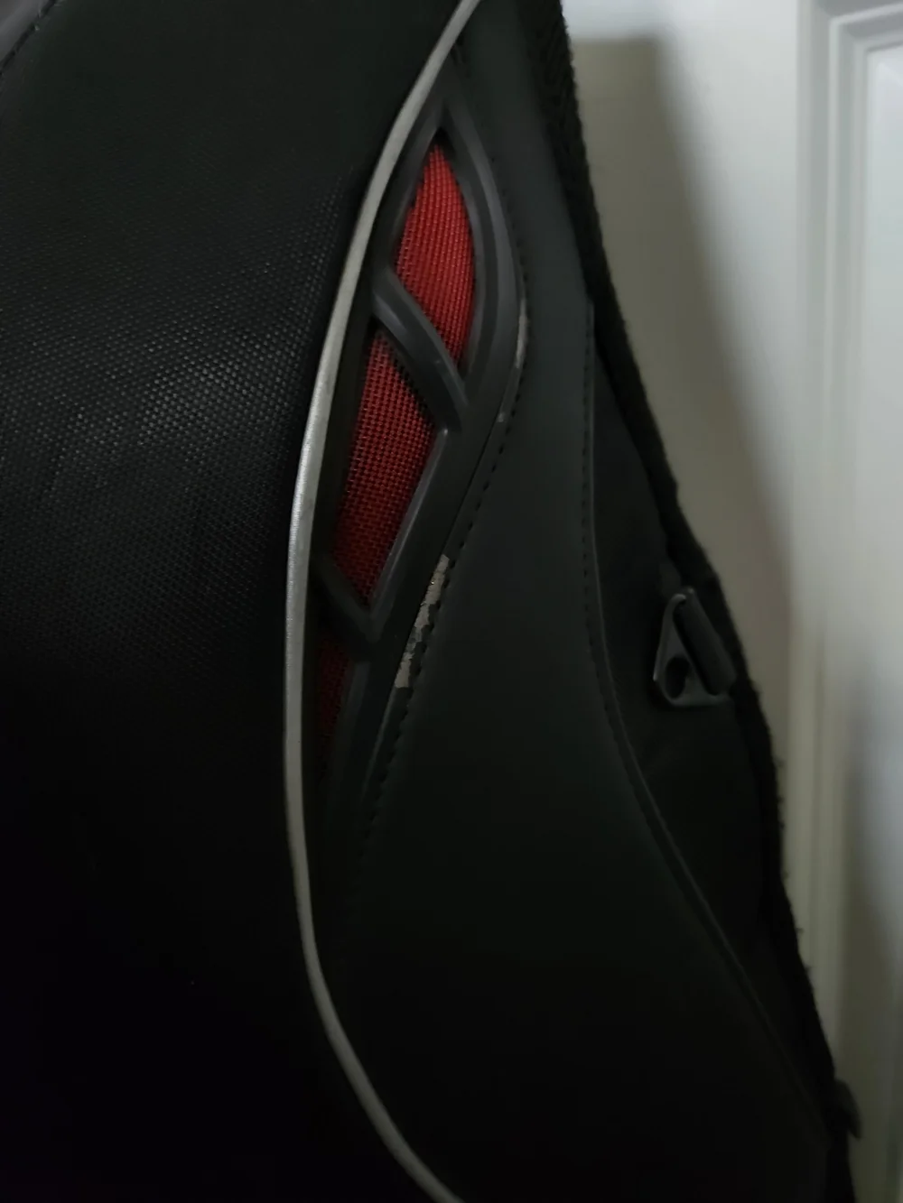 OGIO Hard Shell Black Backpack with Red Accents - Picture 7 of 8